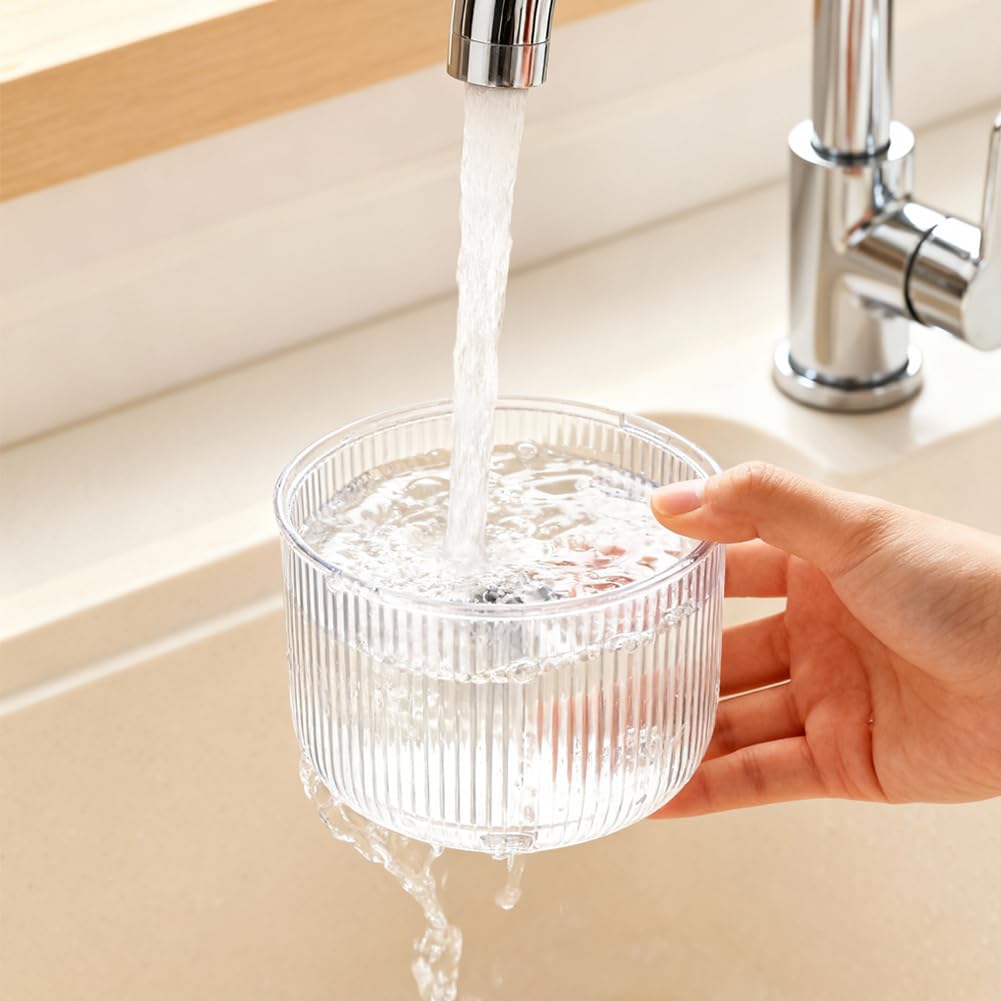 Yuragim Tritatutto Elettrico Mini, Tritacipolle 350ml Tritatutto Multiuso Senza Fili con 6 Lame in Acciaio Inox, Tritacipolle Portatile per Cipolle, Verdure, Frutta, Carne e Aglio