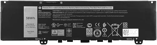 SellZone Laptop Battery for Dell F62G0 Battery for Inspiron 7373, Vostro 5370 Laptops.
