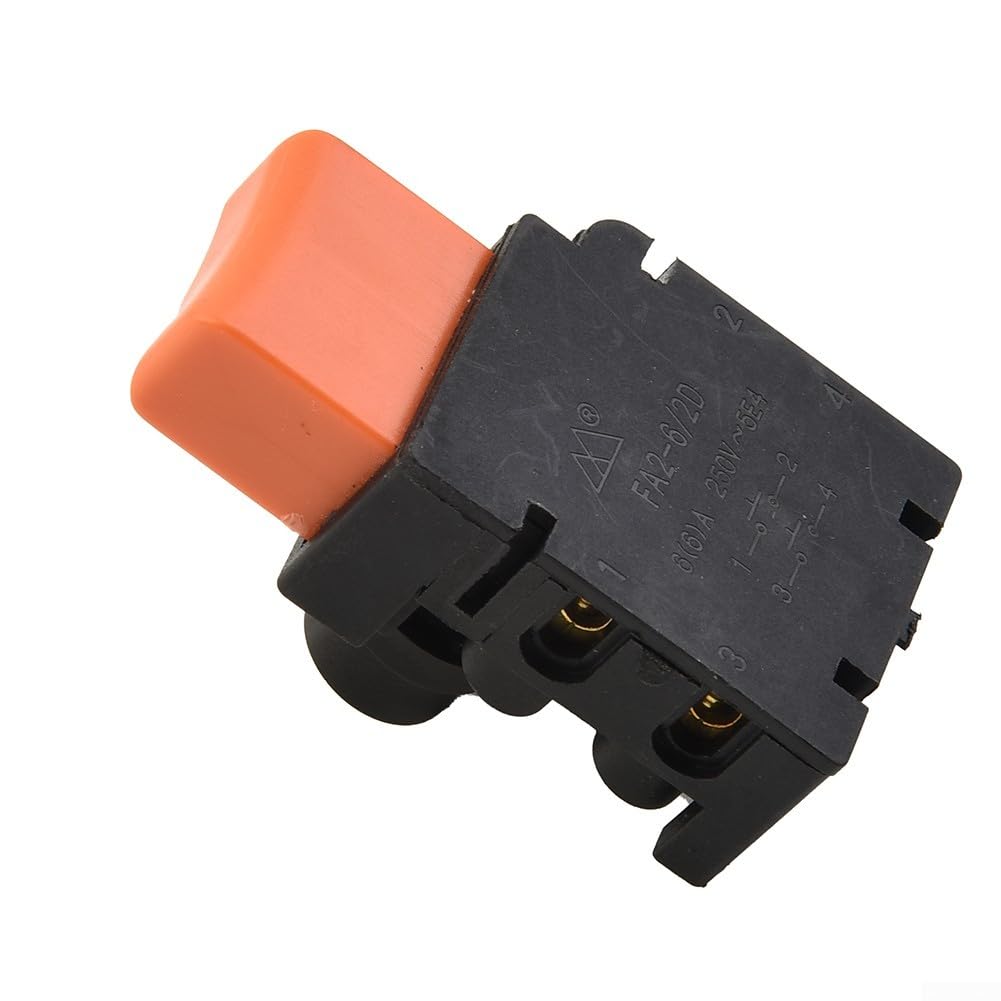 Interruttore Elettrico per Motosega 5016 AC250V 6A con Off Lock