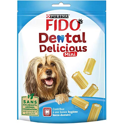 Animalerie FIDO – Dental Délicious 130 G – Lote de 4 – Se vende por lote