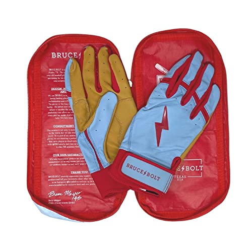 Image of BRUCE BOLT Original Series Short Cuff Batting Gloves - Multiple Colors - Adult & Youth Sizes