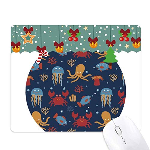 Tapis de souris poulpe tapis de Noël idéal en caoutchouc pour passionné de jeu