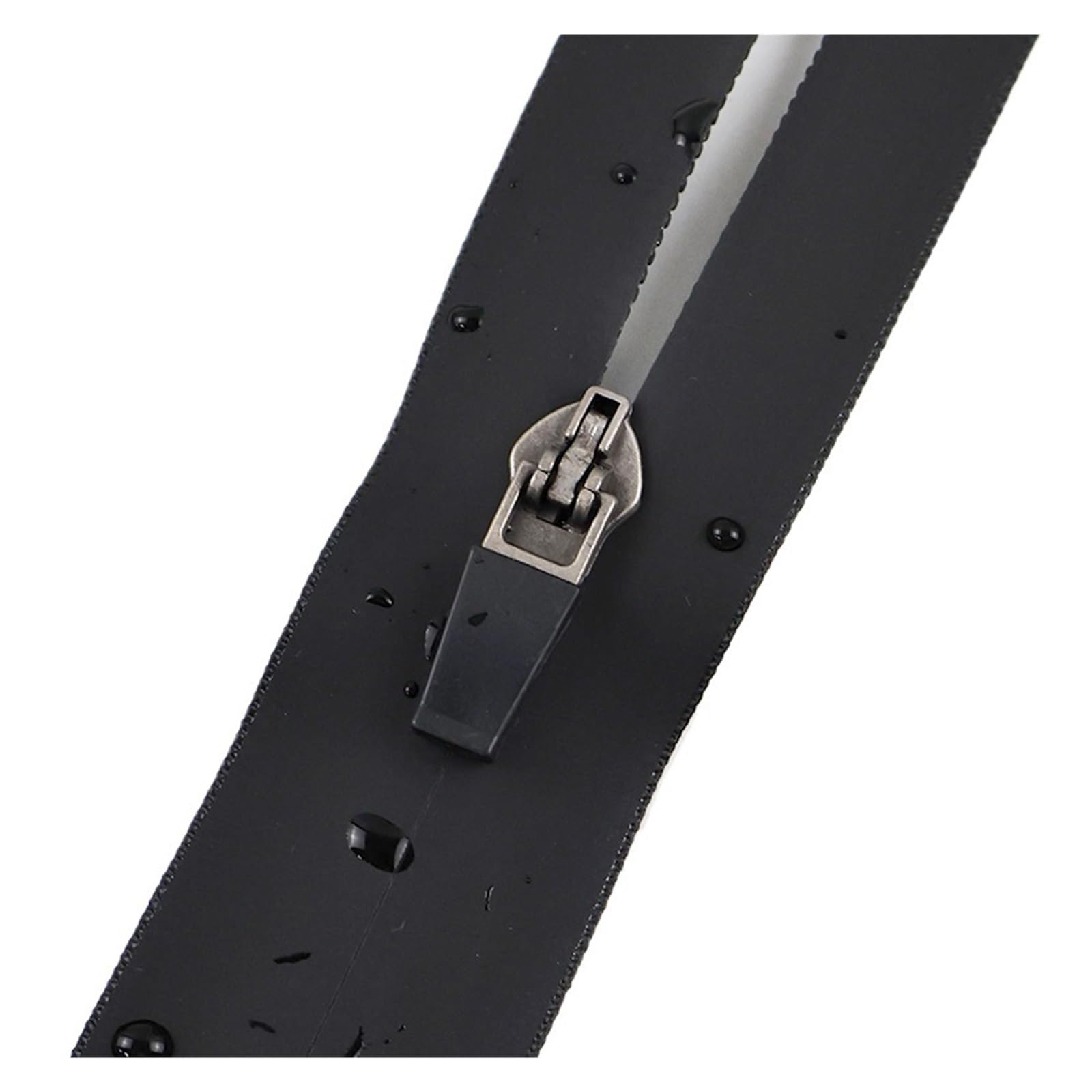 1pc 2/5/10M 3#5# Nero Impermeabile Cerniera In Nylon Zip Nastro Reverse Cursori Cerniere Invisibili Kit Di Riparazione Accessori for Il Cucito(Black-No5,10M Zip 10P Sliders)