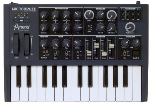 Amazon.co.jp: ARTURIA キーボード シンセサイザー MICROBRUTE 25鍵