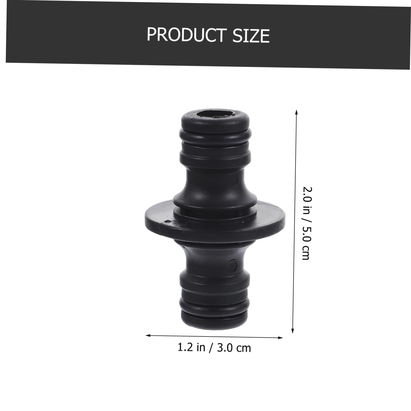 TOYANDONA 3 Set Raccordi Per Tubi Da Giardino Durevoli Connettore All'aperto Collegare Irrigazione Collegamento Rapido Del Tubo Fornitura Giardino Plastica Black 25 Pezzi*3