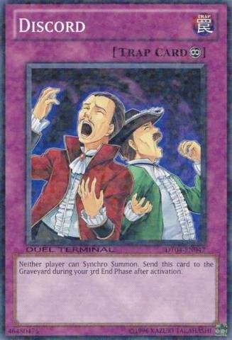 Amazon.com: Yu-Gi-Oh! - Discord (DT04-EN047) - Duel Terminal 4-1st