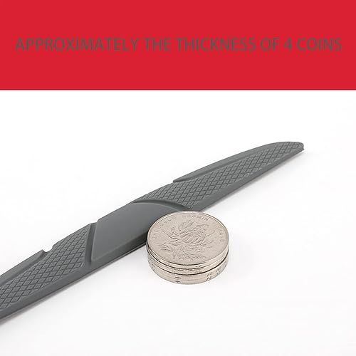 Miniatura 9 de Protectores de borde de puerta de automóvil, protectores de goma negra antiarañazos, paquete de 8 para todos los vehículos (sedán, camión, SUV),