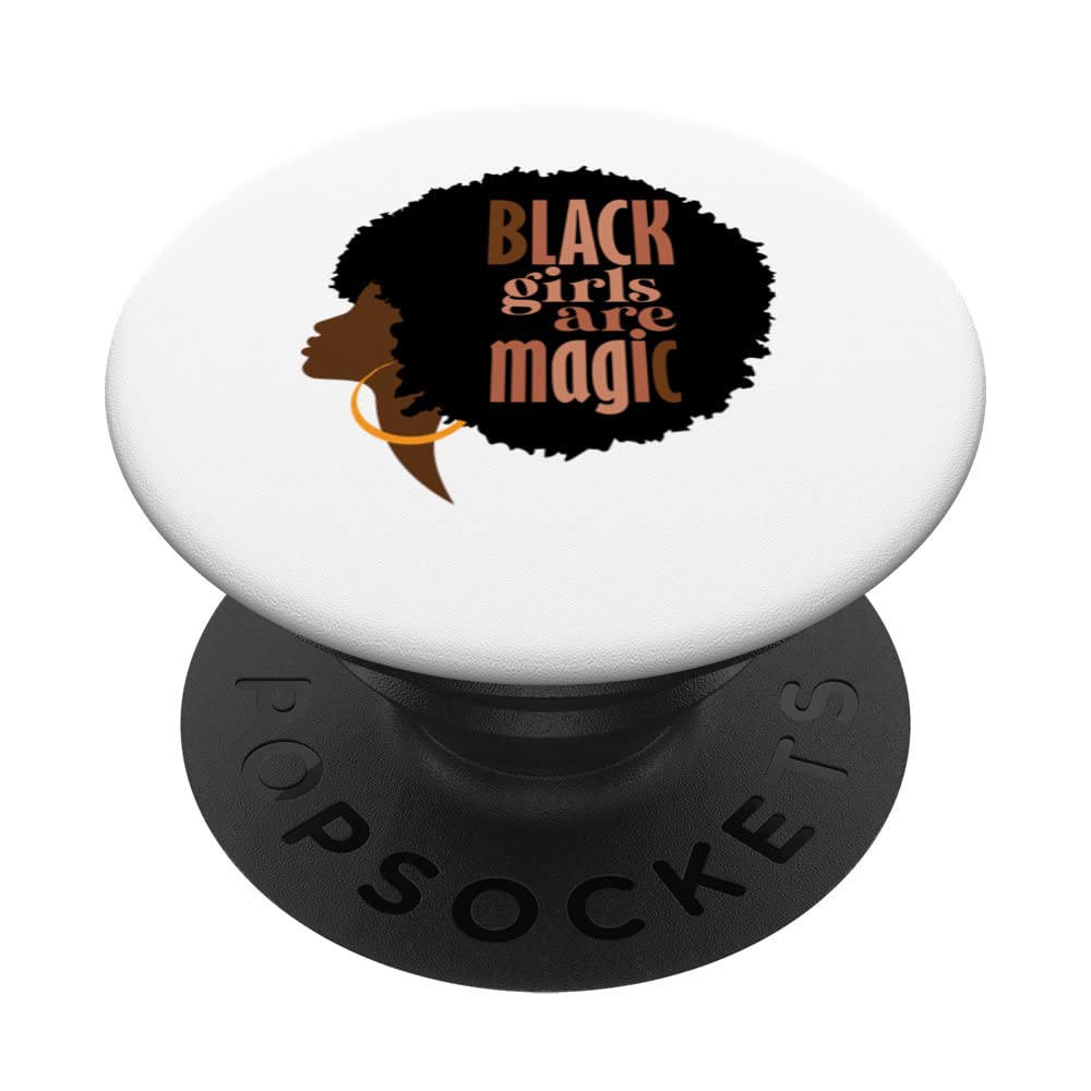 Aquarius Zodiac Gift Black Girl Magic Astrology Melanin PopSockets Grip And Stand For Phones And Tablets 5 thumbnail image