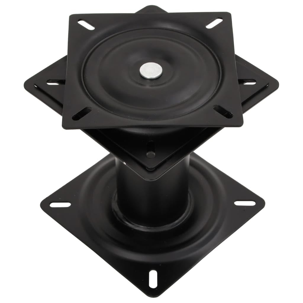 vidaXL Pedestal de Asiento de Barco con Asiento Giratorio 360° Acero, Base para Silla de Barco, Base de Pedestal de Barco, Pedestal para Asiento de Bote