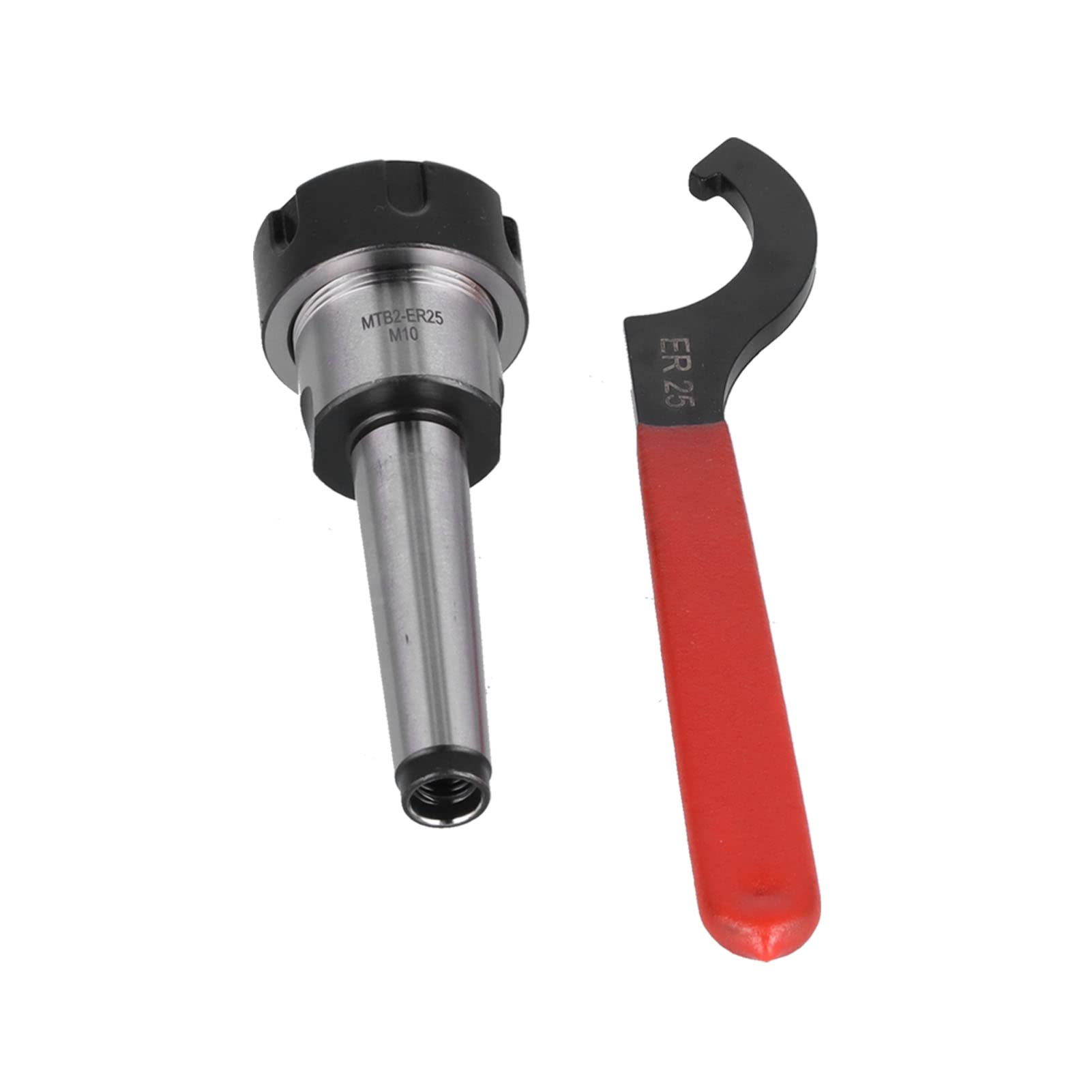 Set di Morsetti a Molla ER25, Set di pinze for Mandrini a Molla ad Alta Resistenza, for la Lavorazione di Utensili in Acciaio al Carbonio (MTB3-ER25-)(MTB4-ER25-M16)