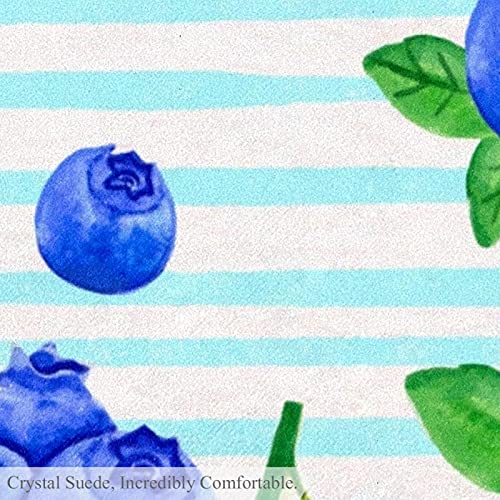 Tapis rond aquarelle bleuets pour une chambre cocooning - 7