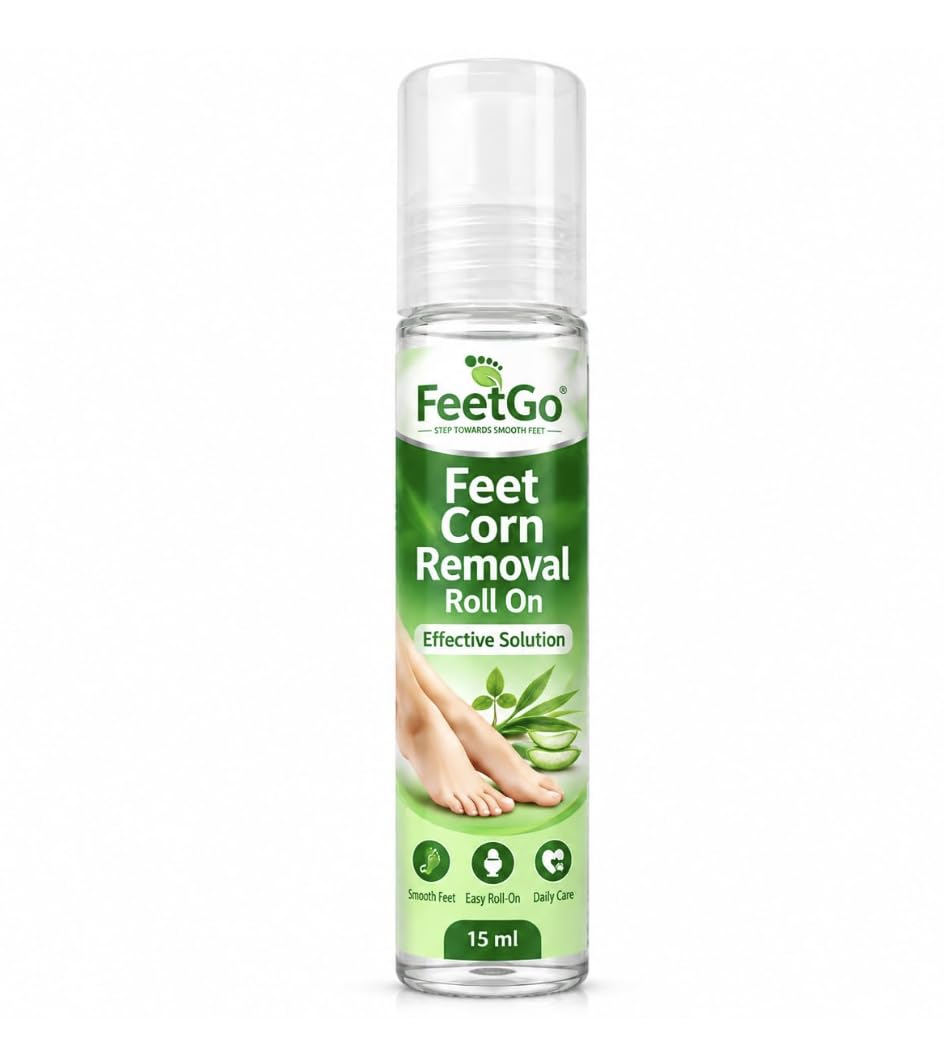 FeetGo Foot Corn Care Roll-On with Aloe Vera & Tea Tree | Moisturizing Formula for Dry Rough Feet | Easy-Apply Foot Care for Soft Smooth-Looking Skin-picture-38