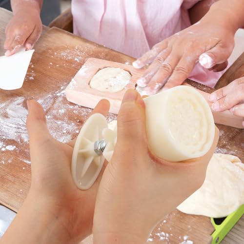 Molde para galletas estilo chino para festival de la luna miniatura 7