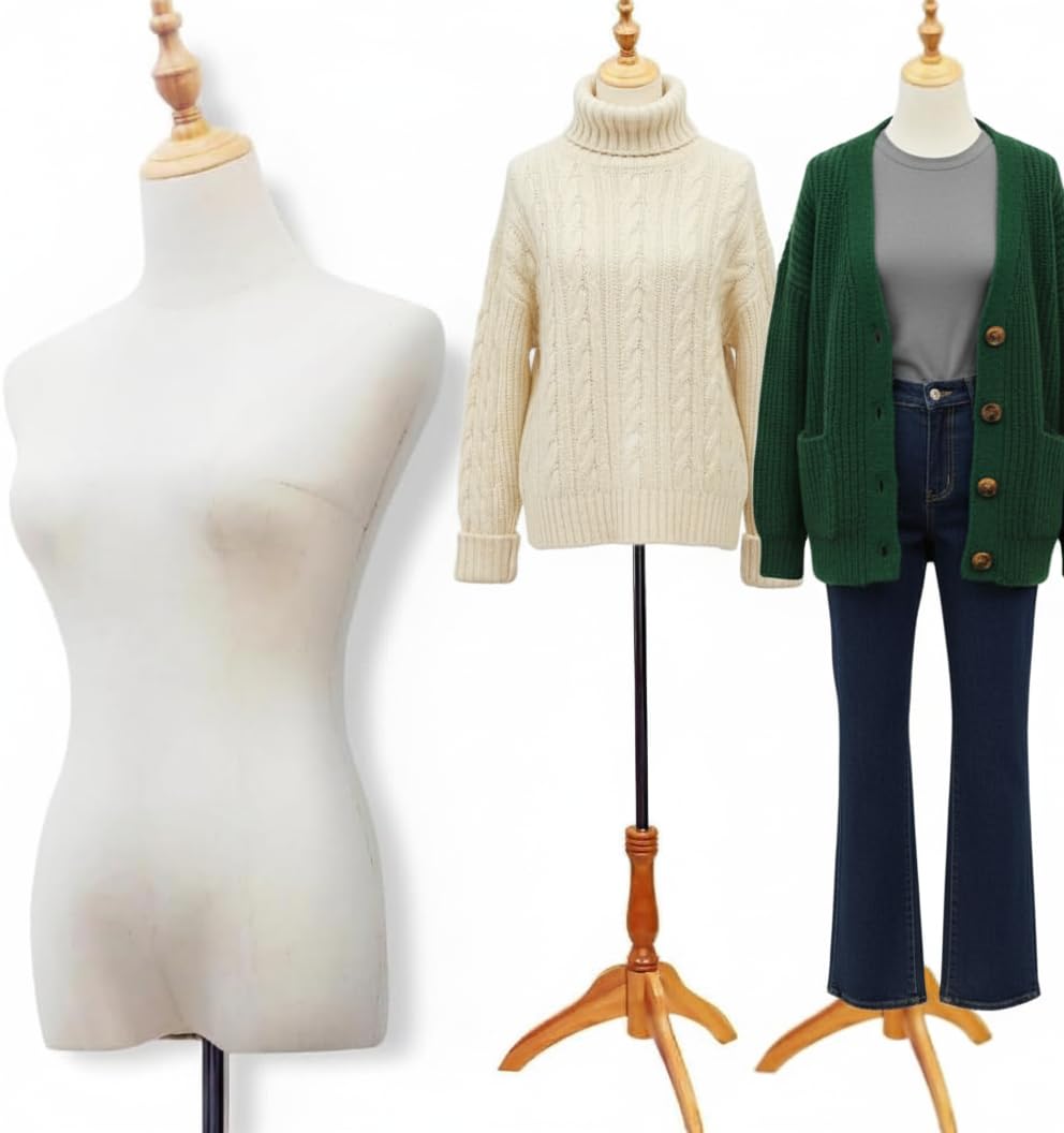 トルソー マネキン 人形 レディース 女性型 婦人9号M木調 ズボン 高さ調節可 Amazon.co.jp: レディス トルソー 麻 9号 木目調 可動式 腕付