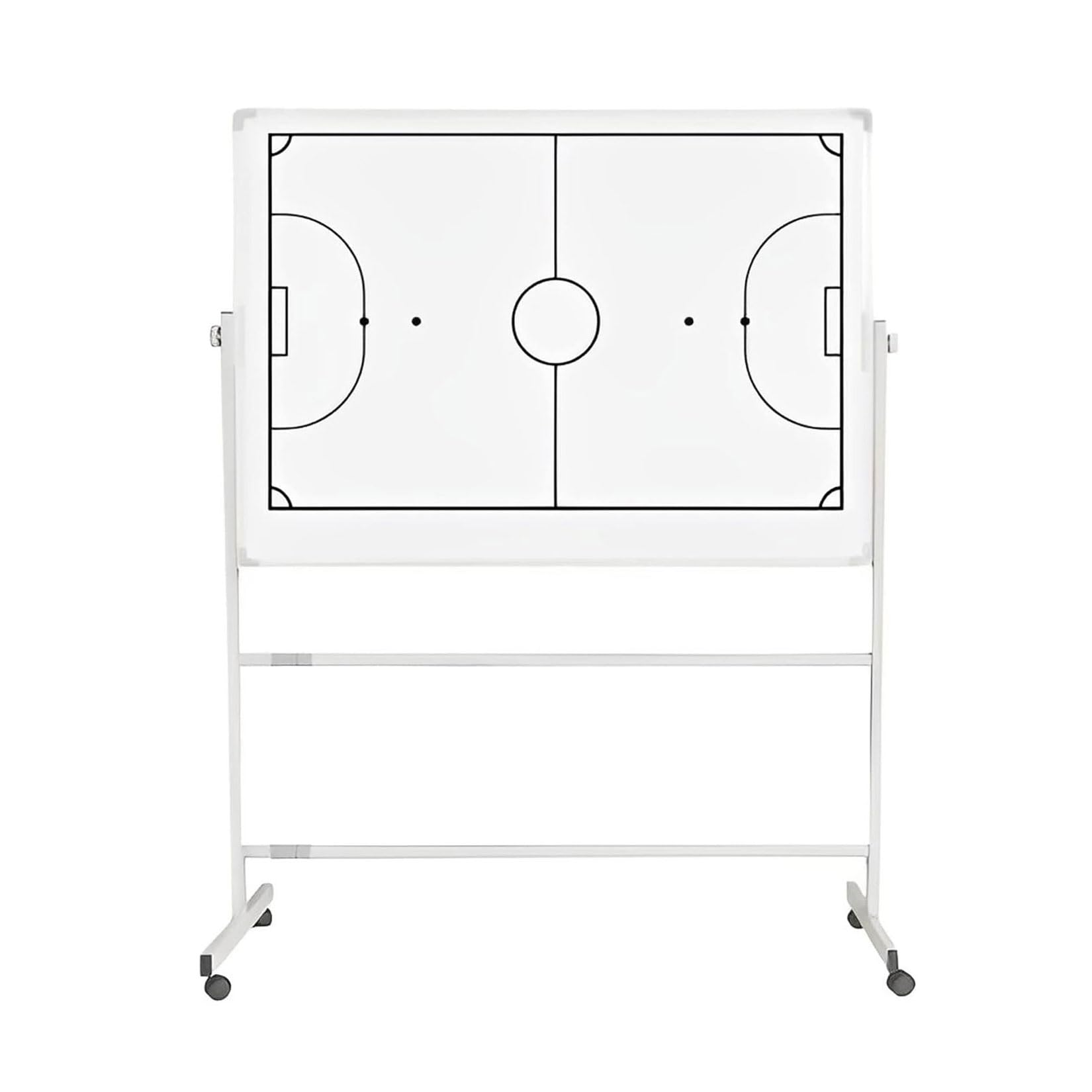 esmen Tableau Blanc de Football à roulettes pour entraîneurs, Grand Tableau Tactique de Football Professionnel, Utilisation Double Face, équipement esmen Tableau Blanc de Football à roulettes pour entraîneurs, Grand Tableau Tactique de Football Professionnel, Utilisation Double Face, équipement
