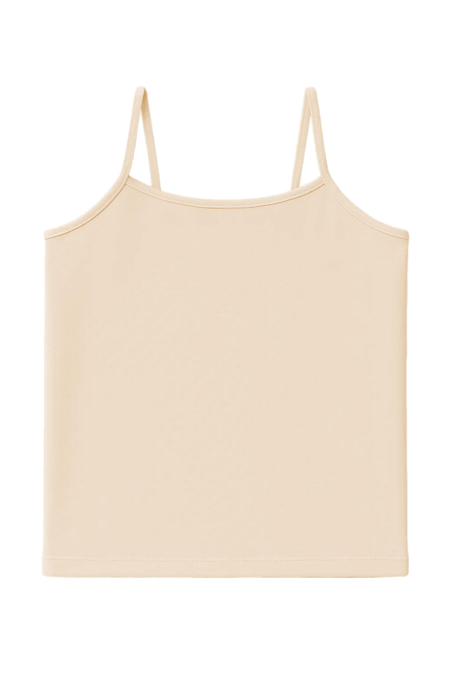 Girl’s Sleeveless Tank Top – Stretch Undershirts Cami Camisole, UV Protective Fabric, Rated UPF 50+ (Made in USA)