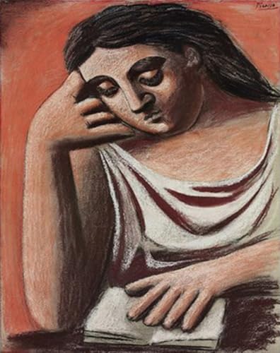 Affiche Picasso Woman Reading pour habiller un mur vide