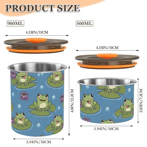 Envase para café hermético acero inoxidable 900ml miniatura 2