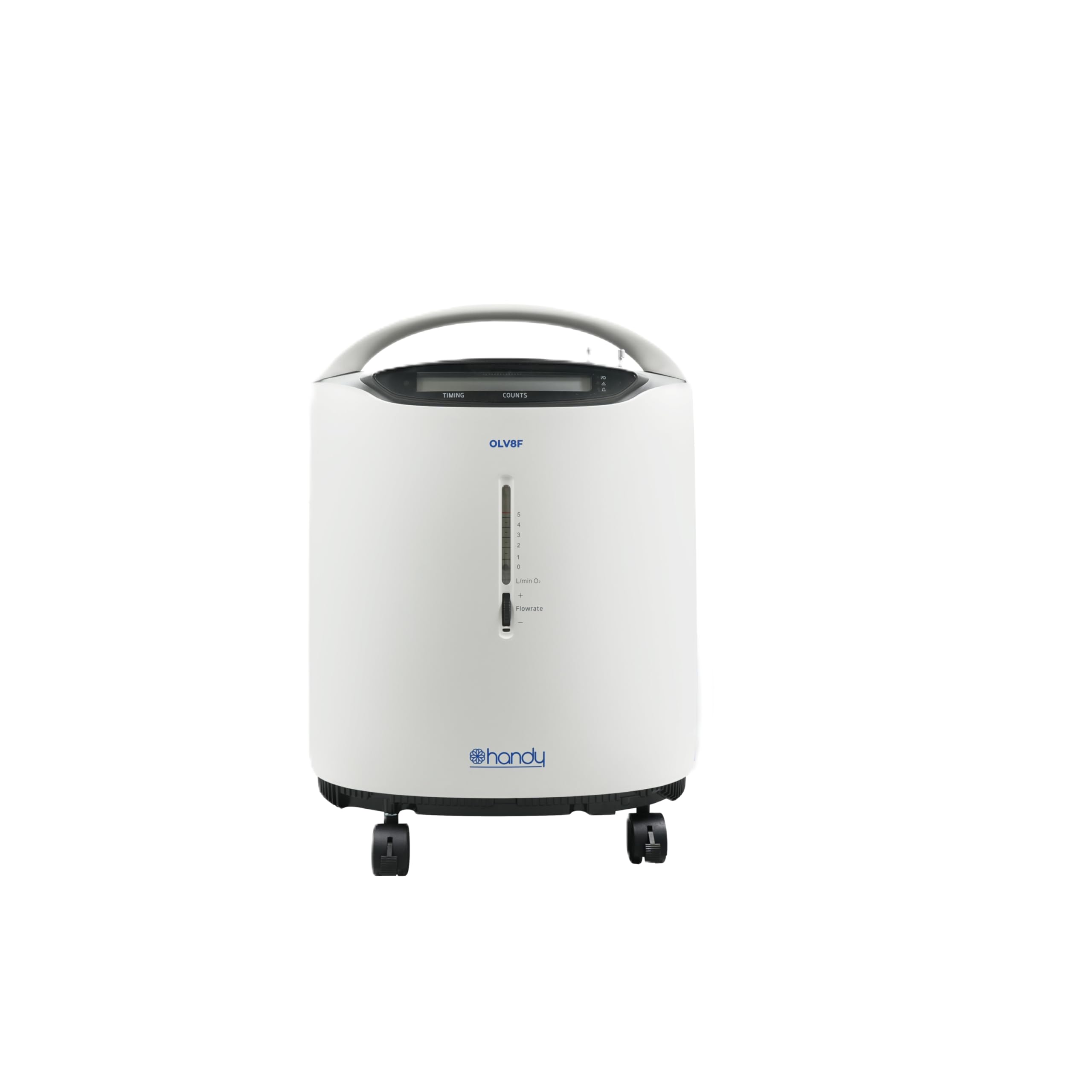 yuwell 8F-5A Portable Oxygen Concentrator Machine (93% Concentration At 5L), White