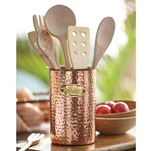 Mud Pie Copper Kitchen Utensil Caddy #TOP1