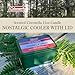 Coleman Citronella Candle 11oz – Outdoor Candle in Retro Cooler Tin – Long-Lasting Decorative Candle for Patio, Camping, Backyard, BBQ & Travel, Green