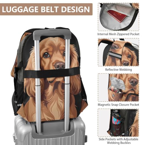 Mochila de viaje grande y mochilas escolares grandes de 17.5 pulgadas 4