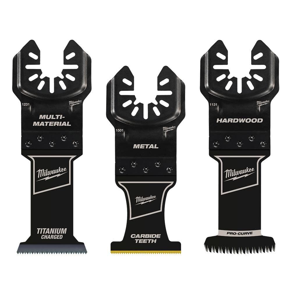 Milwaukee Open-Lok Universal All Purpose Blades - 3 Pack