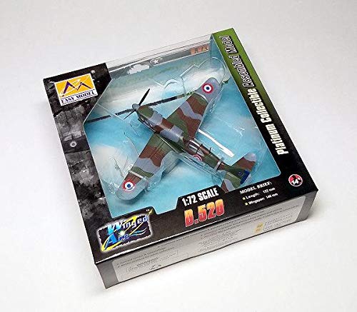 Modelo de avión 1/72 D.520 Avión Madons 36336 RCECHO con versión completa Apps Edition para coleccionar