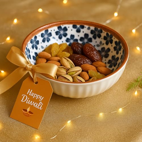 Image of YELONA Japanese Ceramic Dinnerware Set of 4 (2 Bowls + 2 Plates) | 11.5cm Bowls (300ml) & 8-Inch Plates (20.5cm) | Honeycomb Pattern | Microwave & Dishwasher Safe | Rustic Modern Kitchen Crockery