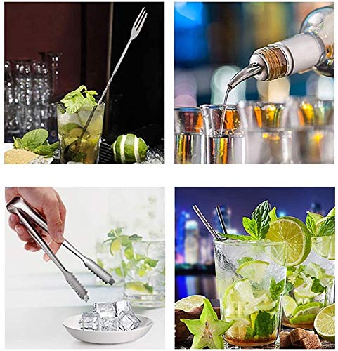 Kit Bartender 19 Piezas con Coctelera Boston Acero miniatura 5