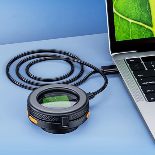 Microscopio digital de 2MP con pantalla integrada y luces LED regulables 4