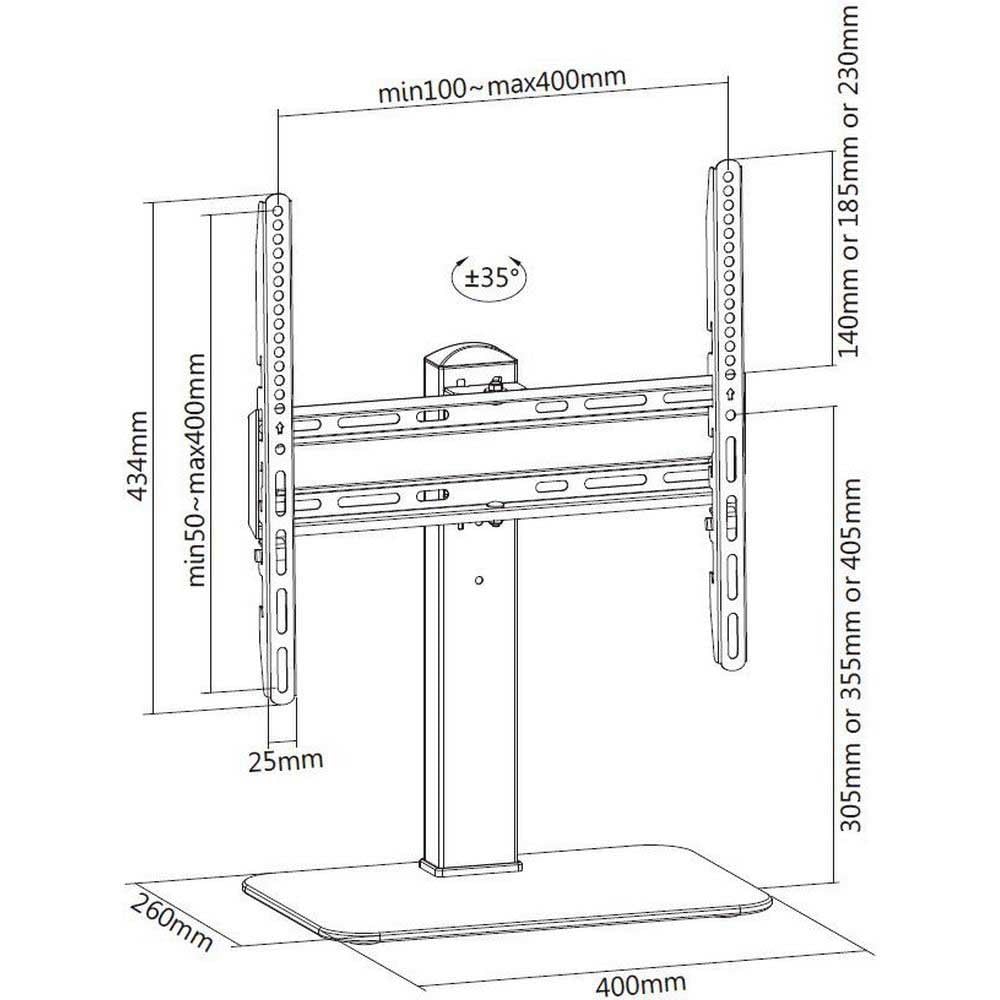 Equip 650611 32-55´´ Wall Tv Bracket One Size