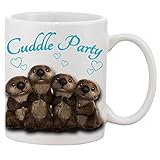 Cuddle Party Cute Otters 11 oz. Coffee Mug