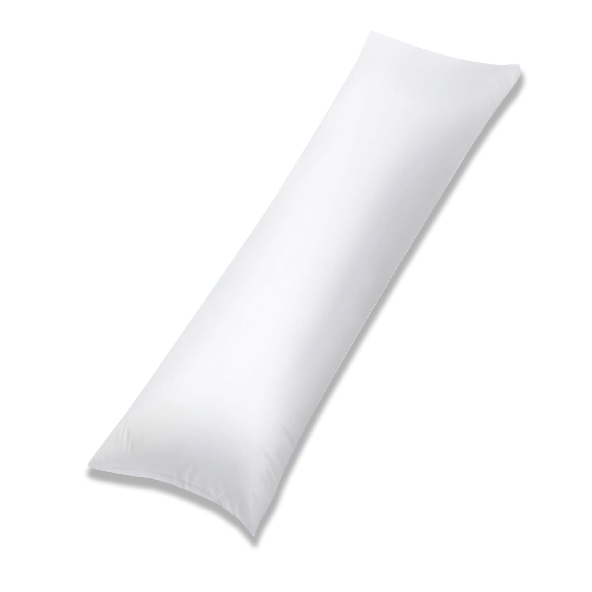 MH Home Long Bolster Body Pillow - 100% Hollowfibre Filling - Comfort Pregnancy Maternity Orthopedic Soft Support for Side and Back Sleepers Pillow Only (Double(48x137cm))