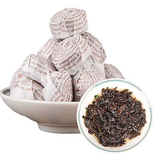 Té Puer maduro de 100g, fragancia de arroz glutinoso de Yunnan, té tuocha Puer, té orgánico Pu'er, árbol más antiguo…
