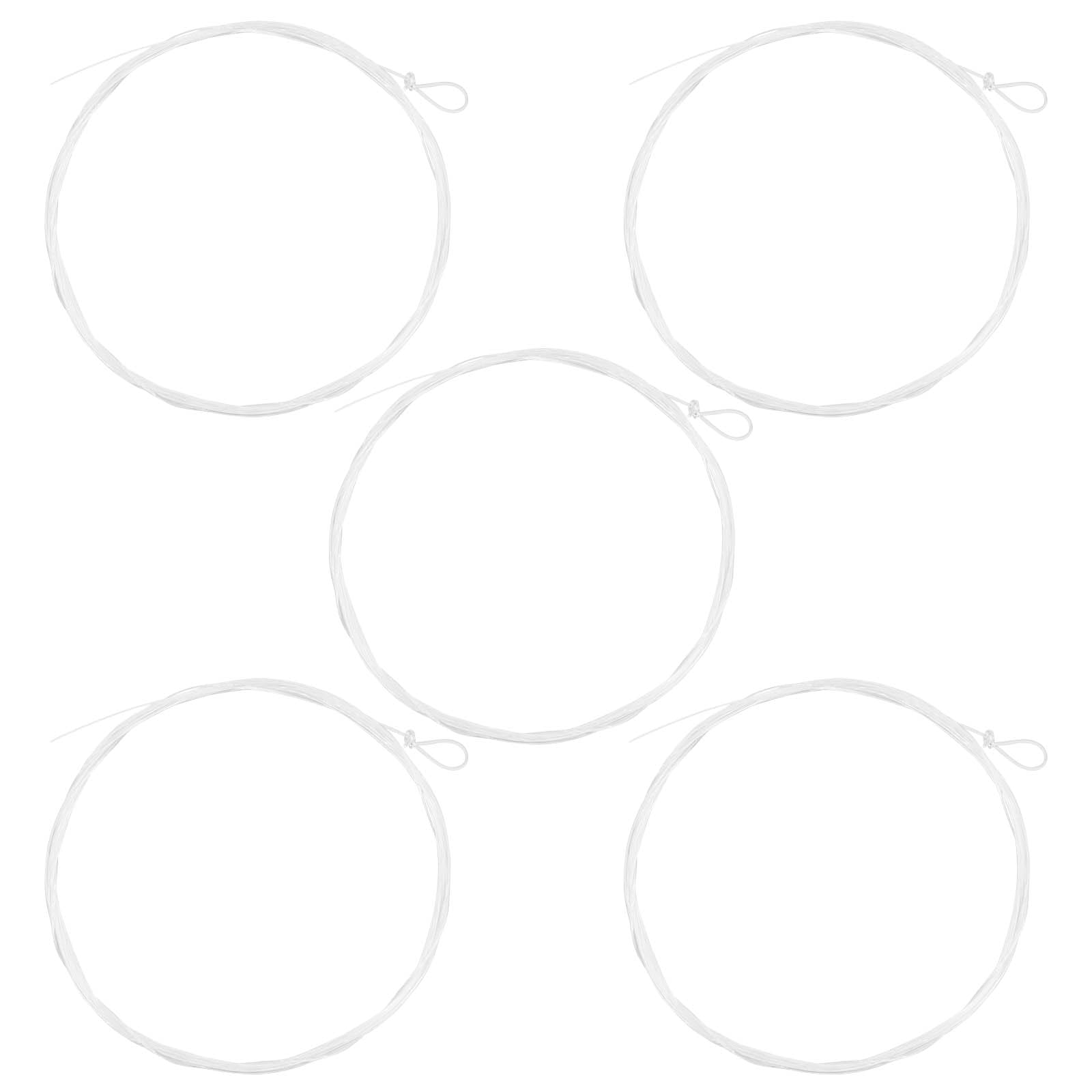 The Lord of the Tools Pack of 5 Fly Fishing Tapered Leader Fly Taper Line Leader Fly Fishing Line with Pre-tied Loop for Freshwater Fishing 5X 9FT