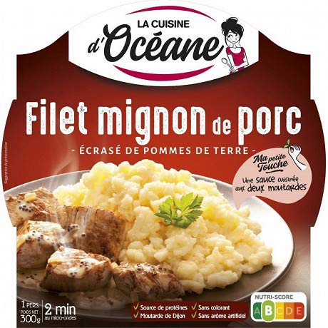 Filet Mignon De Porc, Écrasé De Pomme De Terre 300G|La Cuisine D Oceane|(Lot De 4)|Best Deal