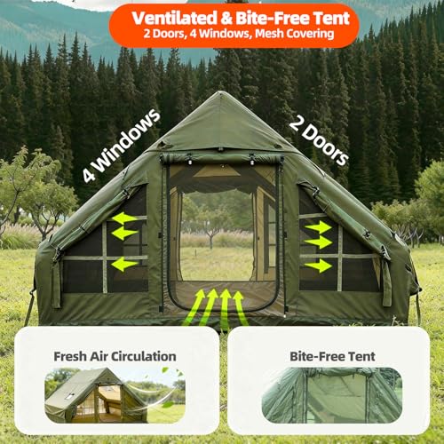 Carpa inflable y silla doble para camping miniatura 4