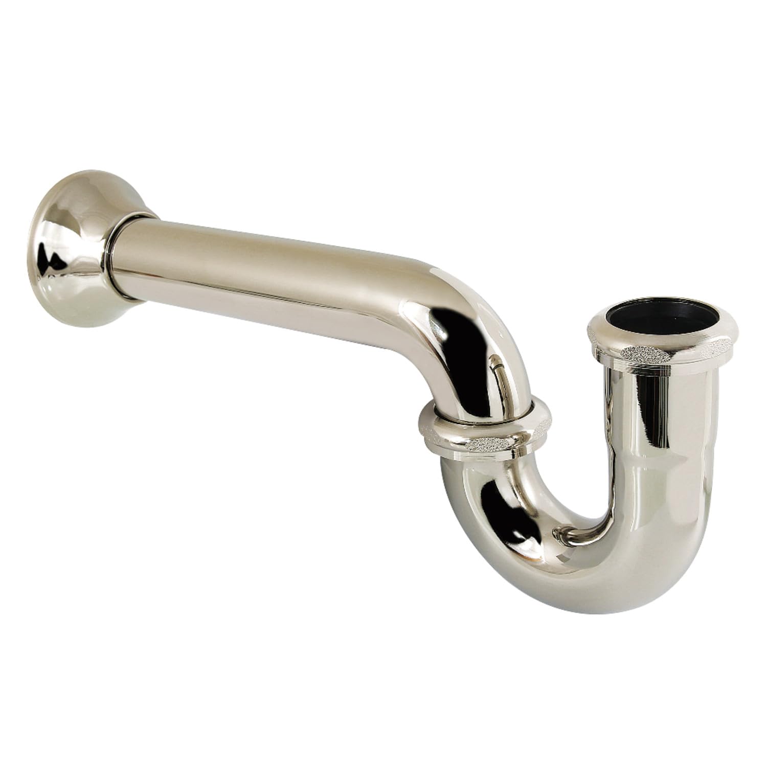 Siphon en P Kingston Brass CC2246, sublimez votre salle de bain rétro en nickel poli