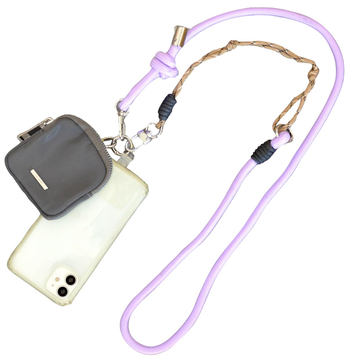 Amazon.co.jp: [アルトローズ] チャコールグレー ストラップ スマホ