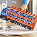 GYYCKTD Cars Truck Set Transport Toy for Kids, Race Track Set with 12 Die-Cast Cars, Trucks Playset, 2-Tier Launching Tracks, Carrier Toy for Boys Girls Birthday Gifts for Boys Ages 1-3 2-4 3-5 4-7
