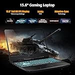 ASUS TUF A15 Gaming Laptop, AMD Ryzen 7 7435HS Processor, NVIDIA GeForce RTX 3050, 15.6 inch Full HD Display, 32GB DDR5 RAM, 1TB SSD, Backlit Keyboard, Windows 11 Home, Wi-Fi, Alpacatec Accessory - Image 3