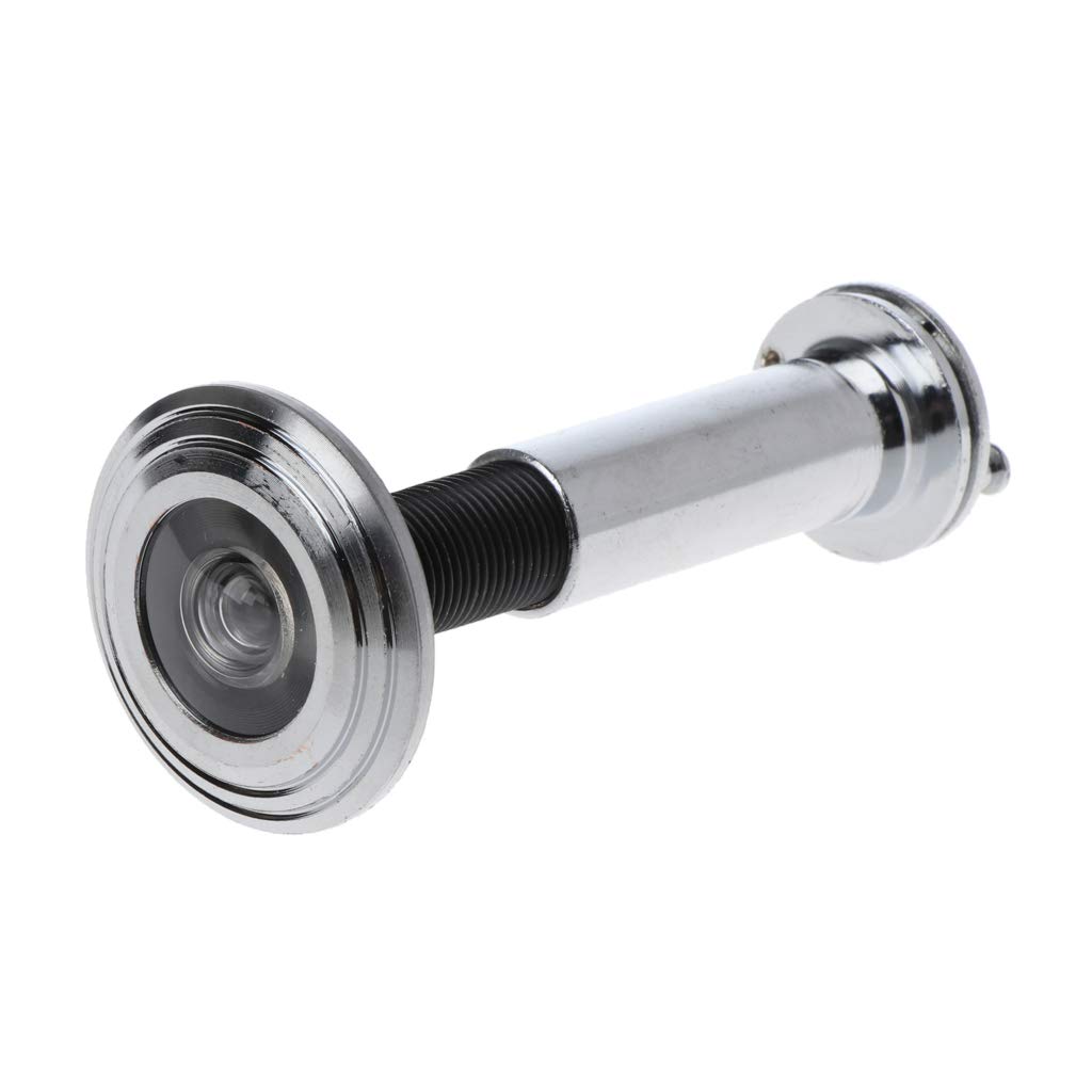 Shenxay Adjustable Security Peephole, 220 Degree Wide Angle Door Viewer With Privacy Cover