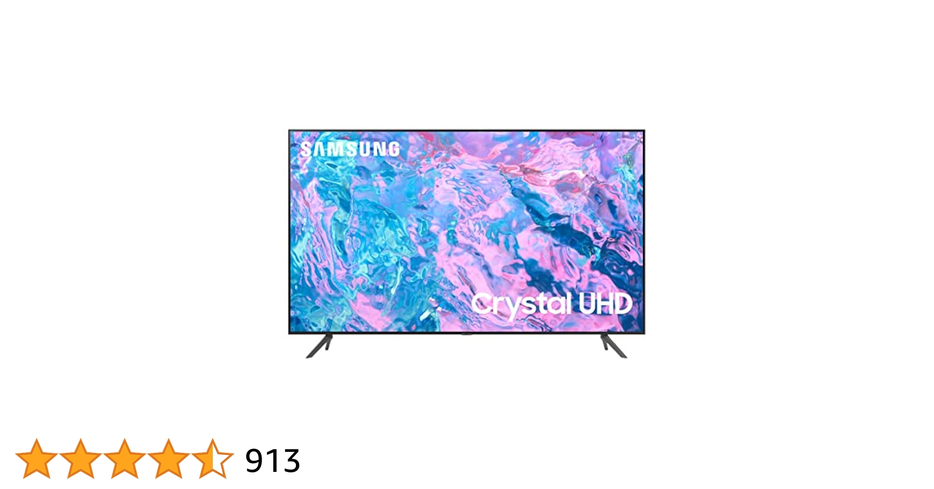 Samsung 58-Inch Crystal UHD Smart TV with Advanced Features