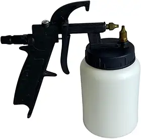 Pistola de Pintura Ar Direto, Corpo em Aço e PP, 500ml, Bico 1.1mm, Pressão 2.5 Bar, Compressor Compatível, Para Madeira, Metal e Paredes