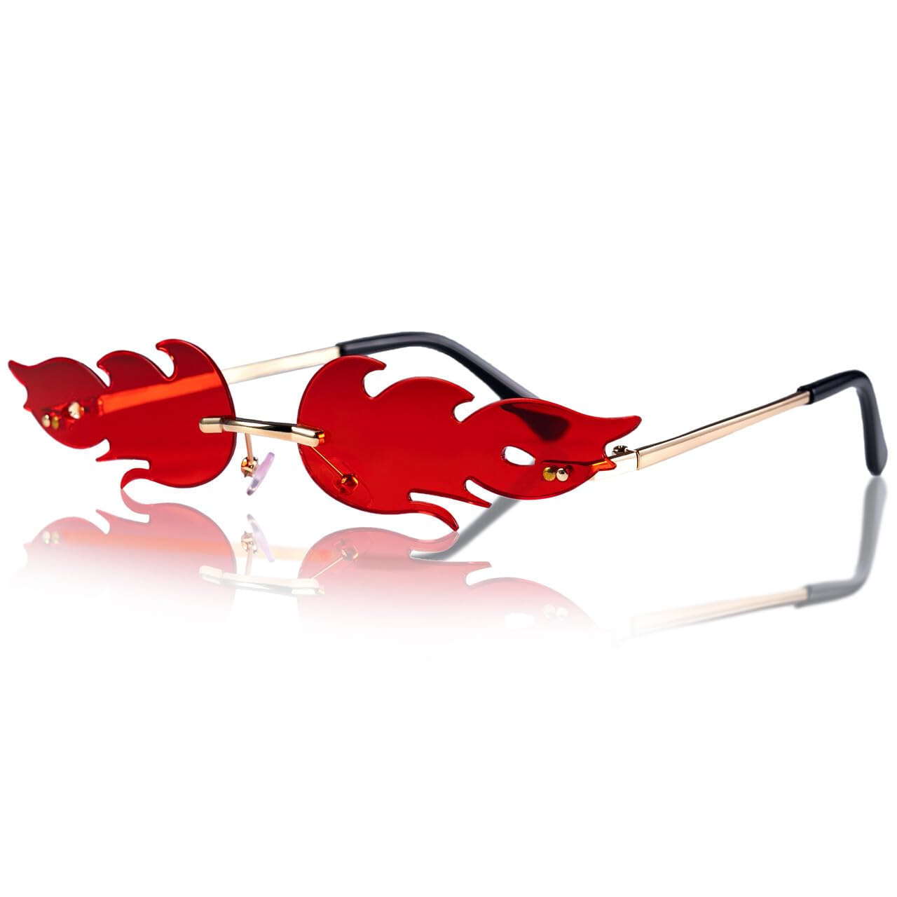 Spooktacular Creationsspooktacular Creations Red Flame Glasses