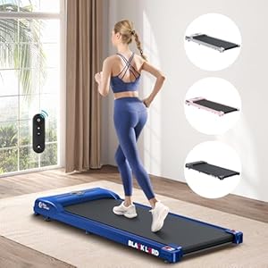 BLACK LORD Intelligent looppad, 2-in-1 loopband onder het bureau voor thuiskantoor, draagbaar wandeling-joggingapparaat met app en afstandsbediening, opname van fitnessgegevens
