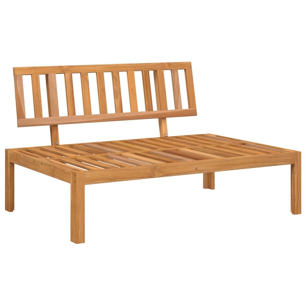 Canapé central palette de jardin bois massif d acacia