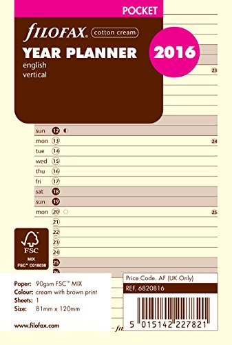 OfficeCentre Filofax Agenda VErticale 2016