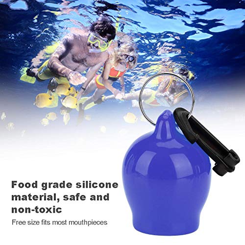 Alomejor Duik Siliconen Mondstuk Draagbare Scuba Duiken Skum-Ball Regulator Mondstuk Cover met Sleutelhanger Clip - Image 5